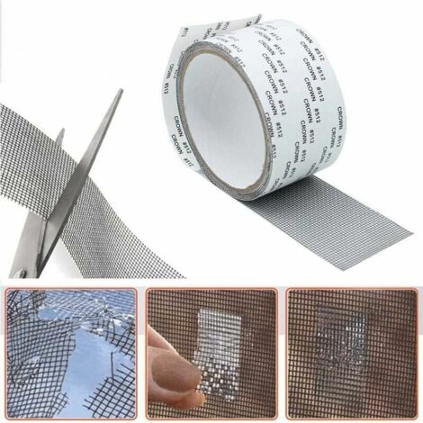 Réparation De Fenêtres Ruban Adhésif Pour Fenêtre De Réparation De Écran Réparation De Tente Imperméable Anti-moustiq (5cm2m)