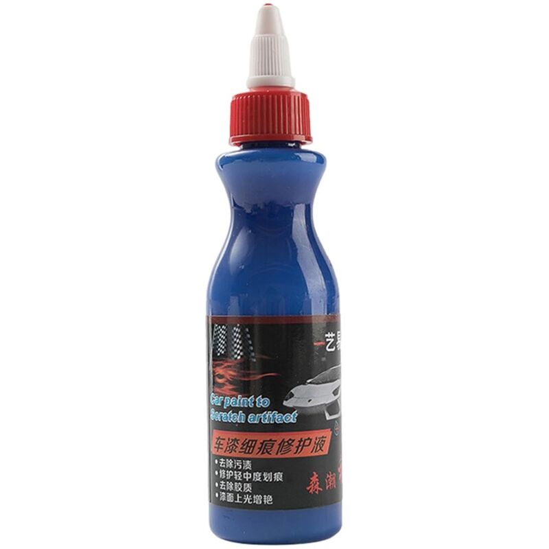 Réparation des rayures peinture automobile Dissolvant rayures 100 ml pour véhicules Composé polissage voiture multifonctionnel Polisseuse composée