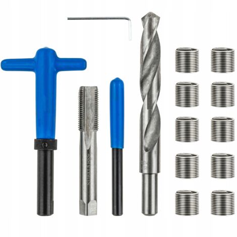 Reparatursatz für M16 x 1.5-Gewinde zur Reparatur beschädigter Gewinde mit 10 Federn