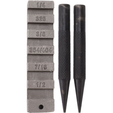 Reparaturset für Stahlkettensägen (1/4 Zoll, 3/8 Zoll, 325 Zoll, 354 Zoll, 404 Zoll), tragbares Kettennietwerkzeug