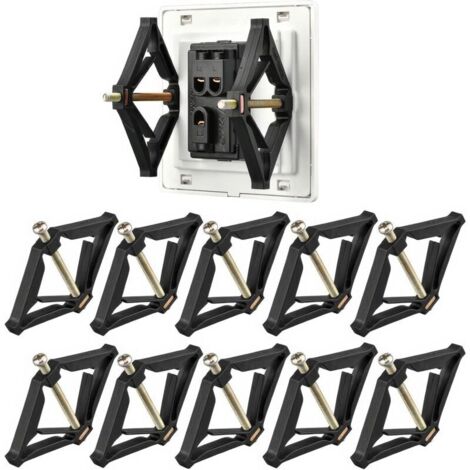 Reparaturwerkzeug für Schalterdosen, 86 mm, 10er-Pack, Wandmontage, Dose, Reparaturwerkzeug, Schaltertyp, Kassetten, Reparaturhalterung für Reparaturen