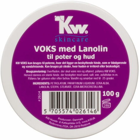 Reparierende Creme mit Lanolin von Kw, regeneriert trockene Haut, für Hunde und Katzen