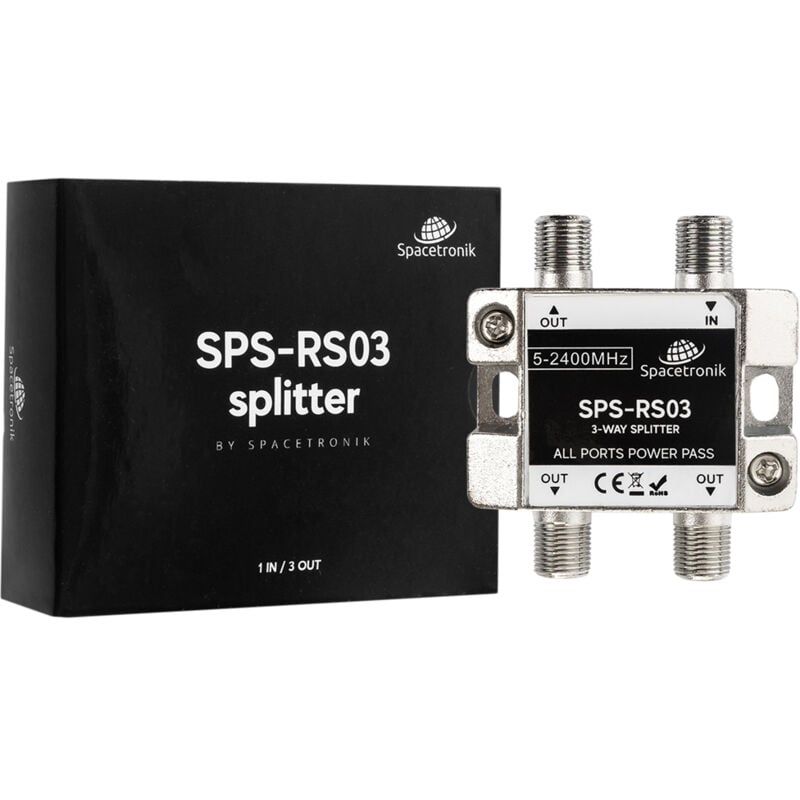 Répartiteur 1/3 5-2400 MHz Spacetronik SPS-RS03