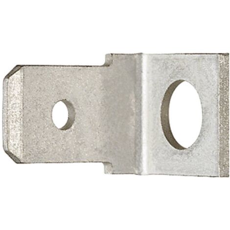 Répartiteur à languette mâle 6.30 x 0.80 mm Klauke 2075 45 ° non isolé argent 1 pc(s) Q134372