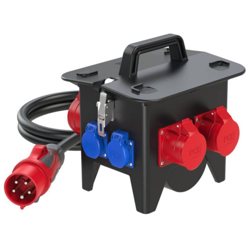 PCE - Répartiteur de courant cee 9473080 Distributeur en caoutchouc plein modèle Ried BV32A IP44