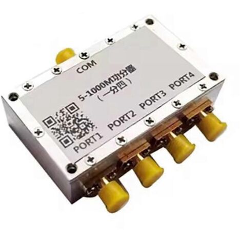 Répartiteur/combinateur de puissance RF 5-1000 m, diviseur de puissance 1 vers 4 pour UHF et VHF