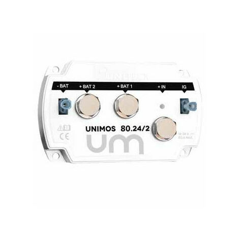 Repartiteur De Charge 12/24v - 80a - 2 Sorties - Unimos 80.24/2 - Uniteck