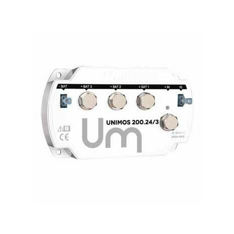Repartiteur De Charge 12.24v - 200a - 3 Sorties - Unimos 200.24/3 - Uniteck
