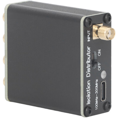 Répartiteur de Signal de distributeur d'isolation RF actif pour Source SDR GPSDO 100 kHz à 150 MHz