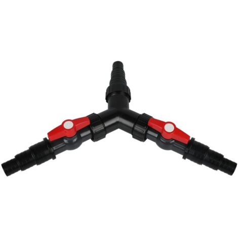 Répartiteur en Y Distributeur d'eau pour Pompe de Bassin CST-02F 25/32/38mm (1"/1 1/4"/1 1/2")