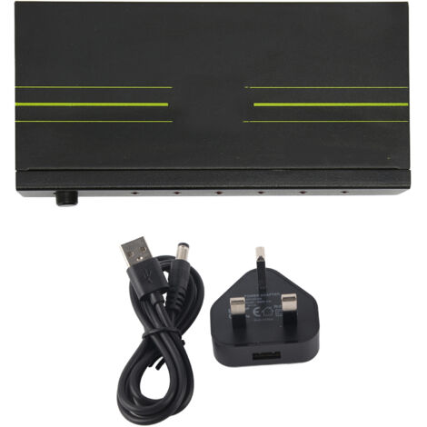 Répartiteur HDMI 1 Entrée 4 Sorties 4K 3D Plug and Play pour PC et Console de Jeux 100‑240V Prise UK