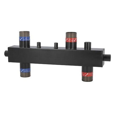 Répartiteur hydraulique Evenes W3 P DN 32(11/4") FE, 3m³/h, 70kW, y inclus le support et l’isolation