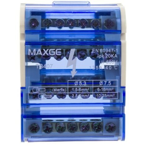 Répartiteur modulaire MAXGE 4P 88x65x51 mm - 88x65x51 mm4