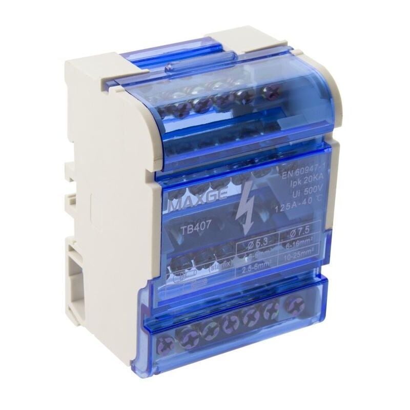 Répartiteur modulaire 4P 125A Maxge 4x15