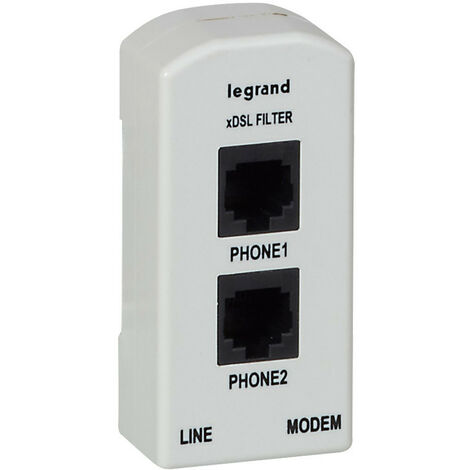 Répartiteur modulaire téléphonique ADSL 3 sorties 2 modules (413112)