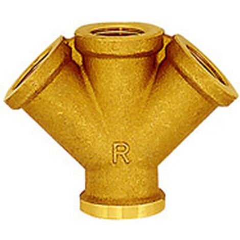 Répartiteur pneumatique sans coupleur express, Sorties : 2, Raccord G 3/8 filetage femelle pouces