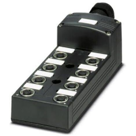Répartiteur pour capteurs/actionneurs Phoenix Contact, 8 ports , M12 ( Prix pour 1 )