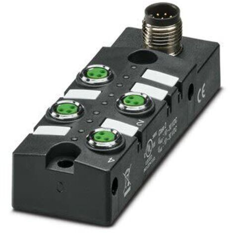 Répartiteur pour capteurs/actionneurs Phoenix Contact série SACB, 4 ports , M8 ( Prix pour 1 )