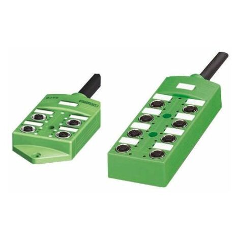 Répartiteur pour capteurs/actionneurs Phoenix Contact série SACB, 8 ports , M12 ( Prix pour 1 )
