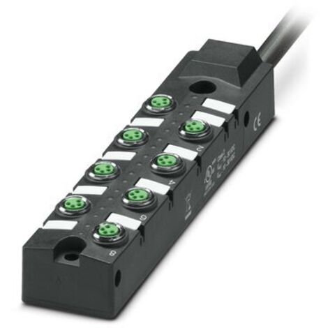 Répartiteur pour capteurs/actionneurs Phoenix Contact série SACB, 8 ports , M8 ( Prix pour 1 )