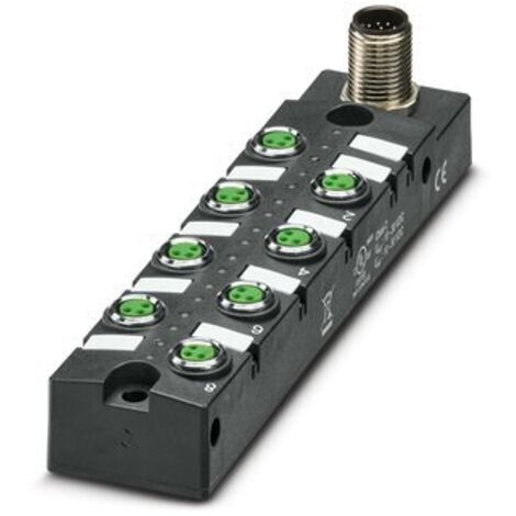 Répartiteur pour capteurs/actionneurs Phoenix Contact série SACB, 8 ports , M8 ( Prix pour 1 )