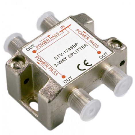 Repartiteur tv 3 directions connectique f - 5 a 2400 mhz Itc 5403