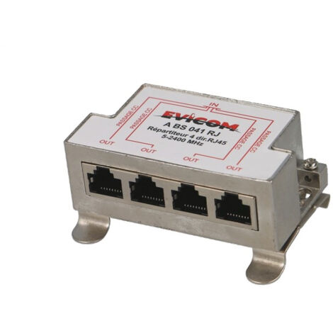 Répartiteur ULB 4 directions RJ45 - EVICOM