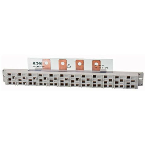 Répartiteur unipolaire 24/250A EATON BPZ-KB-24/250