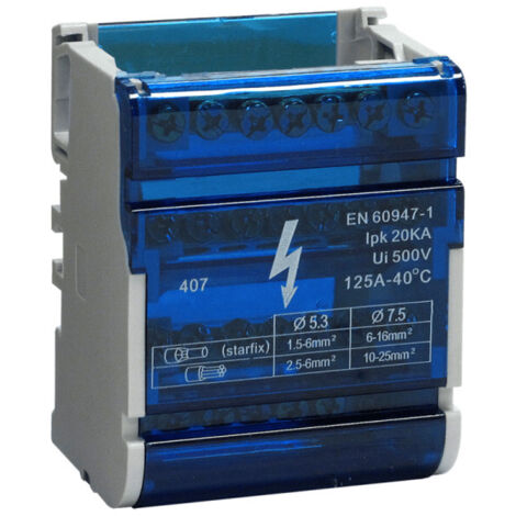 Répartiteurs 2x6 départs 125A - Digital electric 41512