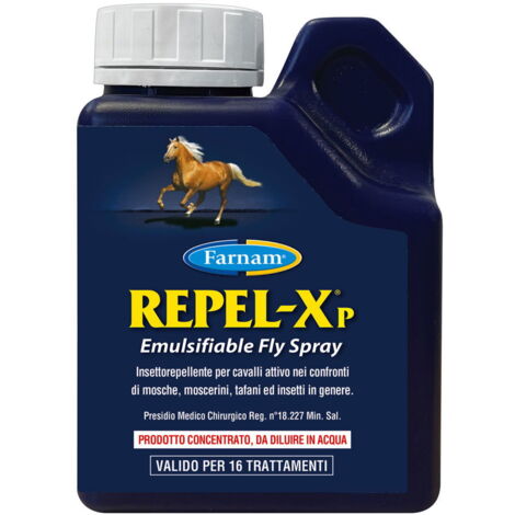 Repel-X Farnam insettorepellente per cavalli concentrato da diluire super efficace 473 ml