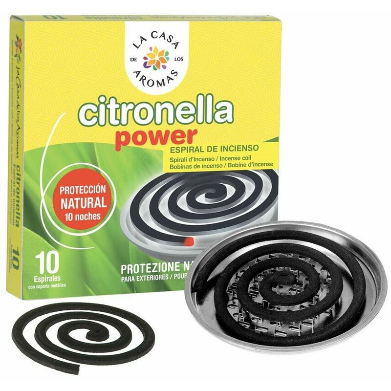 

Repelente de mosquitos Flor de Mayo Espirales Citronela (10 uds)