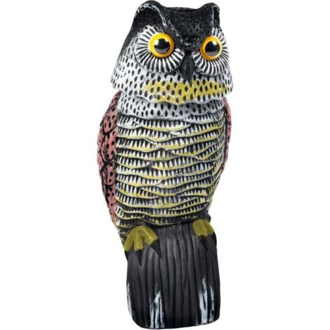 Repelente de palomas y búhos giratorio para balcones, jardines y terrazas.