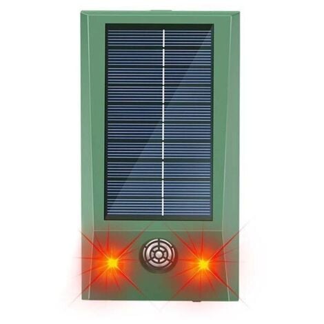 Repelente solar ultrasónico para ratones, ratas e insectos - Energía solar