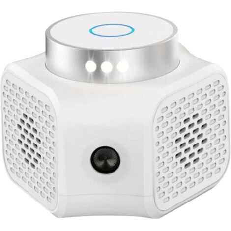 Repelente ultrasónico blanco para ratones, ratas y roedores Dispositivo repelente de ratones Protección de 360° Alternativas efectivas a ratas, platijas y ratones Estética interior