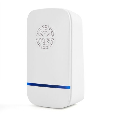 Repelente ultrasónico de plagas – 1 unidad – ABS – 5 W – 50–60 kHz – Área de cobertura 80–120 m² – Para casa, garaje y trastero