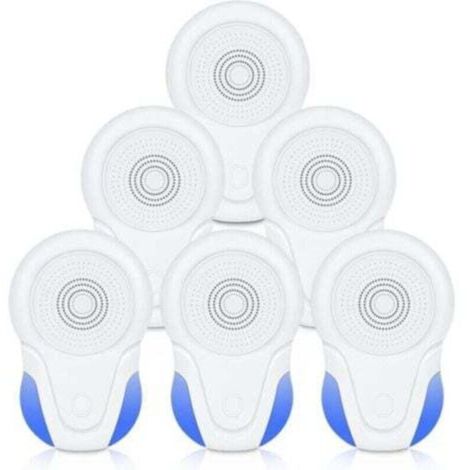 Repelente ultrasónico de plagas, repelente electrónico de plagas enchufable, repelente de roedores para interiores, para controlar insectos, ratones, cucarachas y otras plagas de interior.