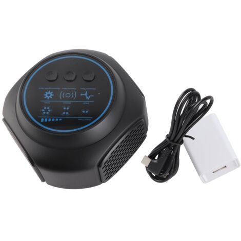 Repelente ultrasónico para roedores: Disuasivo electrónico contra ratones, ratas, cucarachas y moscas. Alcance: 300 m², Frecuencia: 25–45 kHz, Potencia: 6–8 W, Carcasa: ABS negro, Dimensiones: 12 x 7,