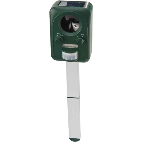 Repelente ultrasónico solar con detector de movimiento y flash