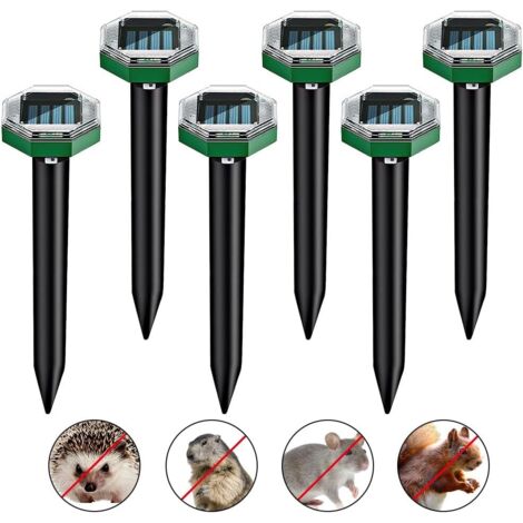 repelentes solares profesionales para ratones, repelentes ultrasónicos para ratones, enchufe octogonal con conexión a tierra.
