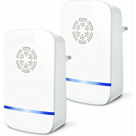 Repellente a ultrasuoni, repellente per zanzare, repellente elettrico per mosche, dispositivo repellente per topi da interni (confezione da 2)