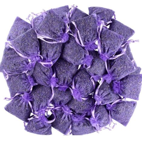 Repellente naturale alla lavanda per insetti e tarme, ideale per vestiti, cassetti, armadi, scarpe, viaggi, zone notte e auto, in bustine.
