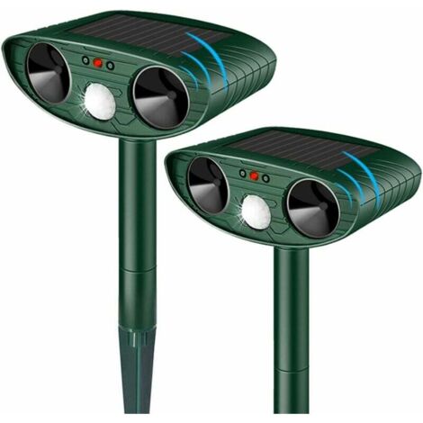Repellente per gatti ad ultrasuoni, repellente per gatti Timesiso, repellente per gatti ad ultrasuoni, repellente per topi per giardini esterni