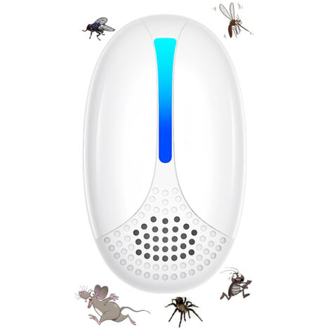 Repellente per insetti ad ultrasuoni per interni, inserto per trappola per topi, repellente per parassiti, formiche, roditori, topi, insetti, zanzare, ragni, per casa, ufficio, magazzino, 4 pezzi