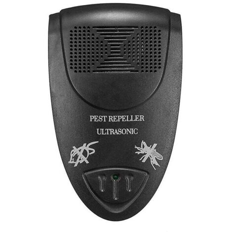 Repellente per pipistrelli a ultrasuoni rotazionale - Sbarazzati dei pipistrelli in 72 ore (nero)
