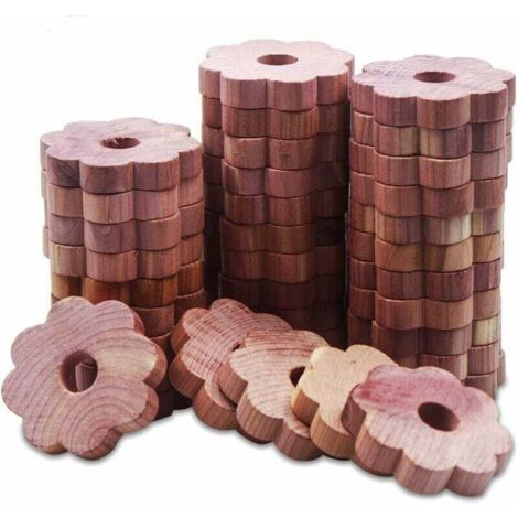 Repellente per tessuti antitarme in legno di cedro naturale, cedro rosso aromatico atossico, protezione per indumenti, 100 pezzi