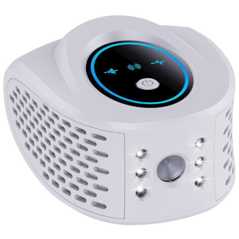 Repellente per topi e ratti a ultrasuoni, efficace anti-topi a 360° con luce LED, riduzione silenziosa del rumore, protezione completa per soggiorno, cucina e camera da letto (1 pezzo)