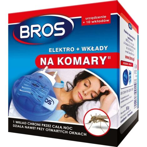 Repellente per zanzare elettrostatico + 10 ricariche 15940100