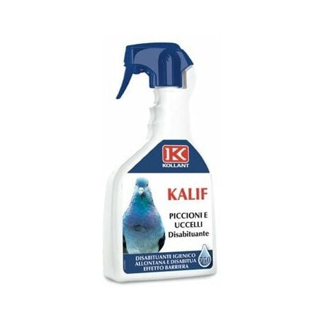 Repellente spray 750 ml per piccioni e altri uccelli Kollant Kalif