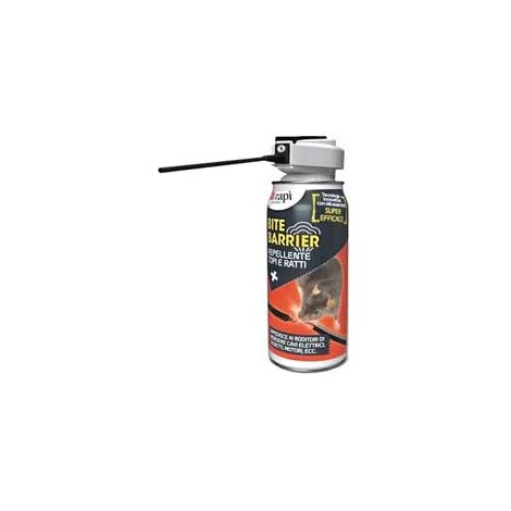 REPELLENTE TOPI E RATTI SPRAY ML.400- - bomboletta ml.400 - 2 pezzi ZAPI