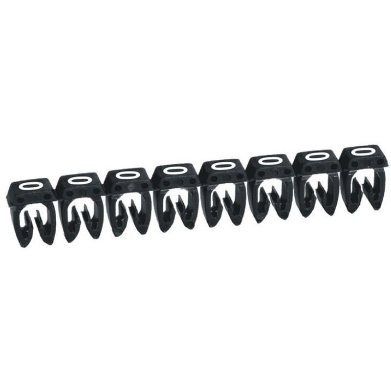 038210 Legrand Boite De 1200 Repères Cab 3 Pour Fils 0,5mm² à 1,5mm² - Marquage Chiffre 0 Noir